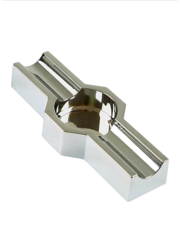 Quantoro Gümüş Metal İkili Puro Küllüğü