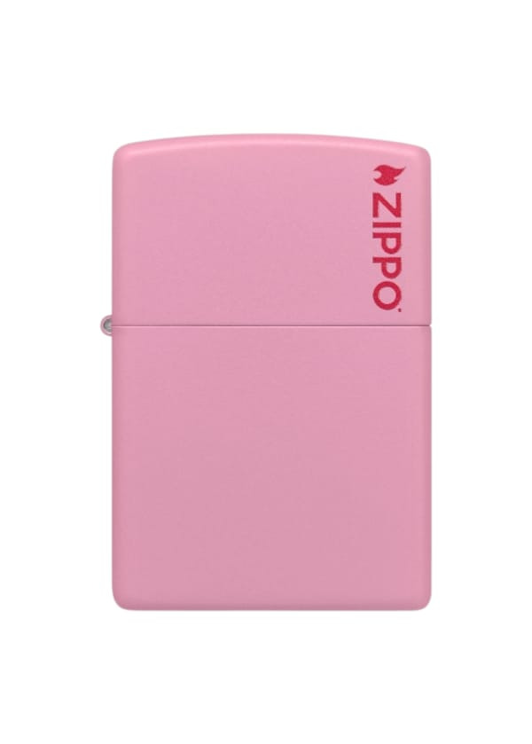 Zippo Çakmak Pink Matte Pembe Logo