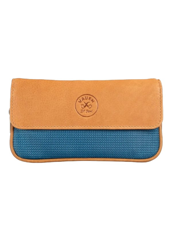 Vauen 645 Mavi Deri Pipo Çantası 650006