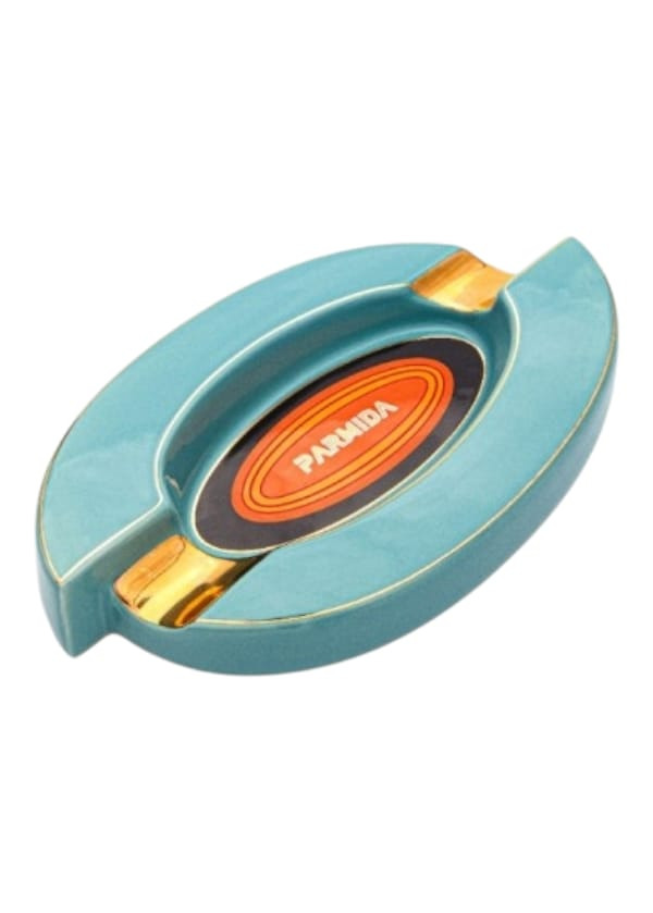 Parmida İkili Poselen Mavi Puro Küllüğü