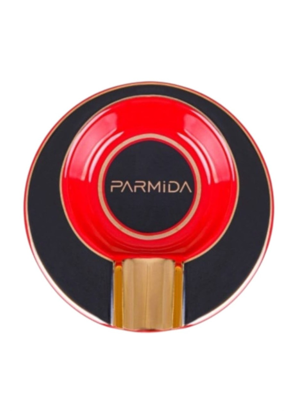 Parmida Siyah-Kırmızı Porselen Tekli Puro Küllüğü