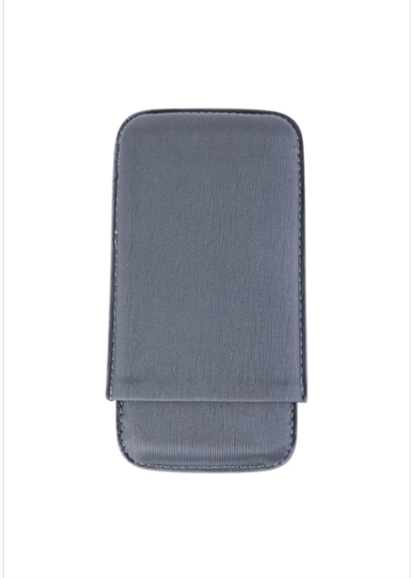 Parmida Gri Deri 3 lü Puro Kılıfı