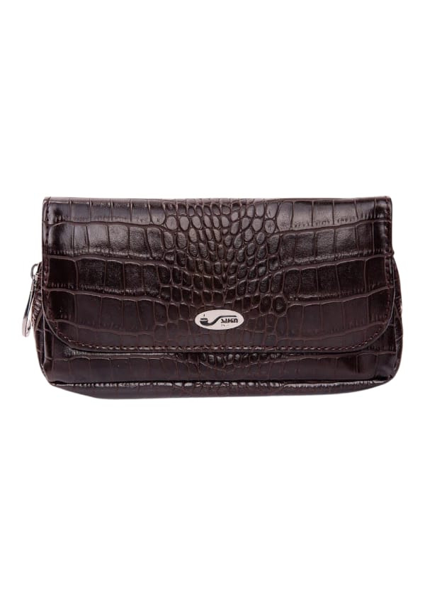 Şahin Kahve Vinil Deri 2'li Pipo Çantası 101873