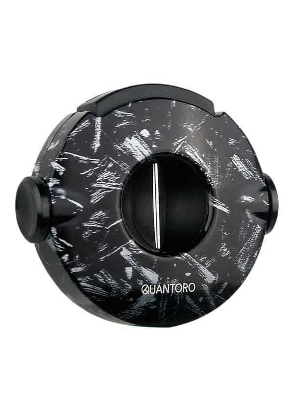 Quantoro QC-15 Yuvarlak V-Kesim Puro Kesici Black Leaves