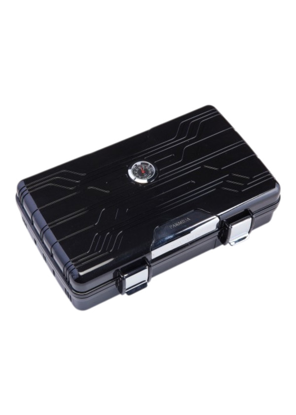 Parmida Seyahat Tipi Puro Kutusu Humidor Siyah (10Cigar)