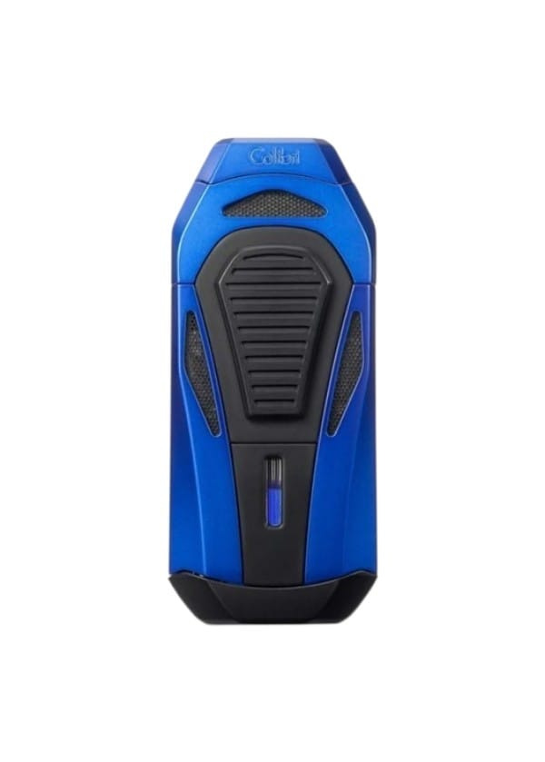 Colibri Boss III Jet Blue-Black 3 Torch Kesicili Puro Çakmağı 