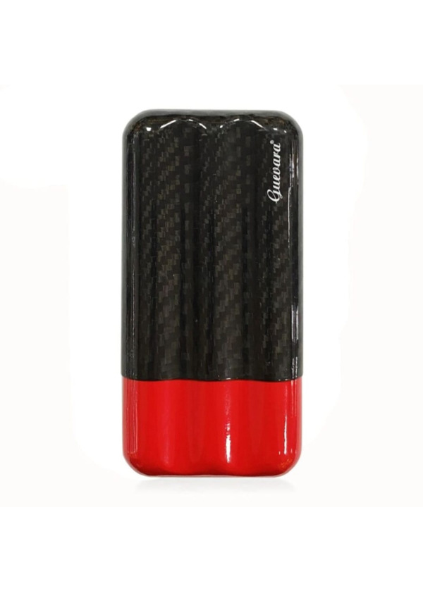 Guevara Karbon Fiber Puro Kılıfı Kırmızı/Siyah 3lü (60Ring)