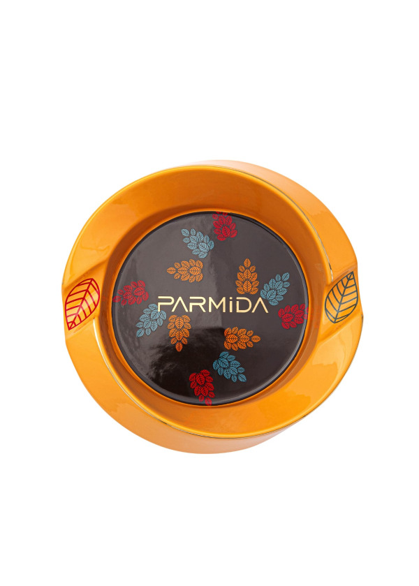 Parmida Puro Yaprağı Desenli İkili Puro Küllüğü