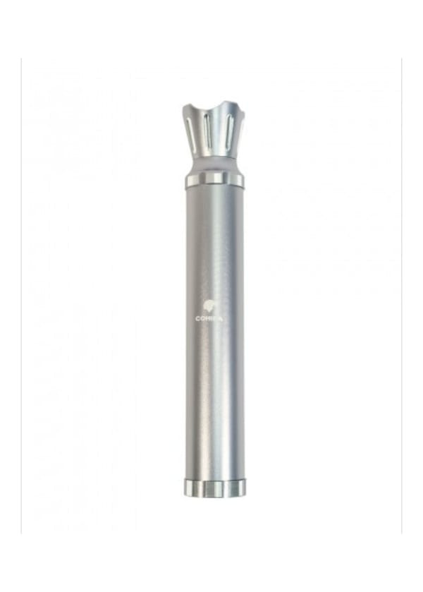 Cohiba Metal Puro Kılıfı Delicili Sehpalı Tekli Gümüş 60 Ring