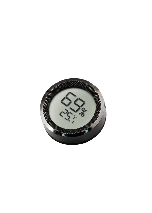Hygrometer Gold Puro kutusu Saati Nem ölçer Saat