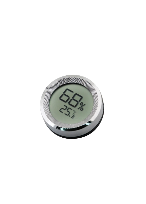 Hygrometer Gold Puro kutusu Saati Nem ölçer Saat